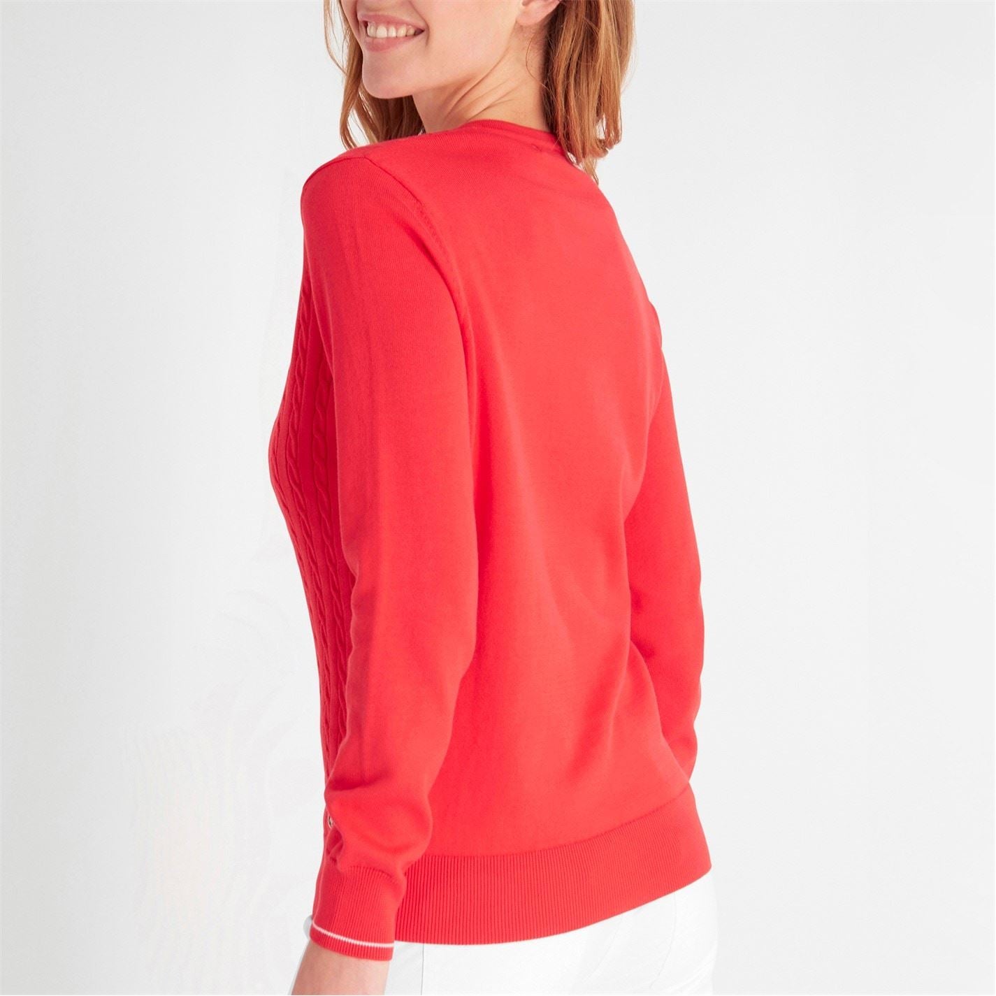 Calvin Klein Golf Regular Fit V-Neck Long Sleeve Sweater