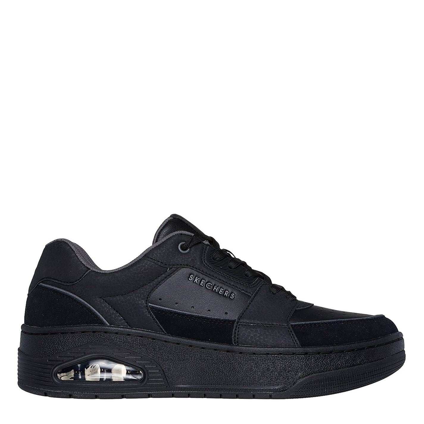 Skechers Court Overlay Suede Low Top Sneakers