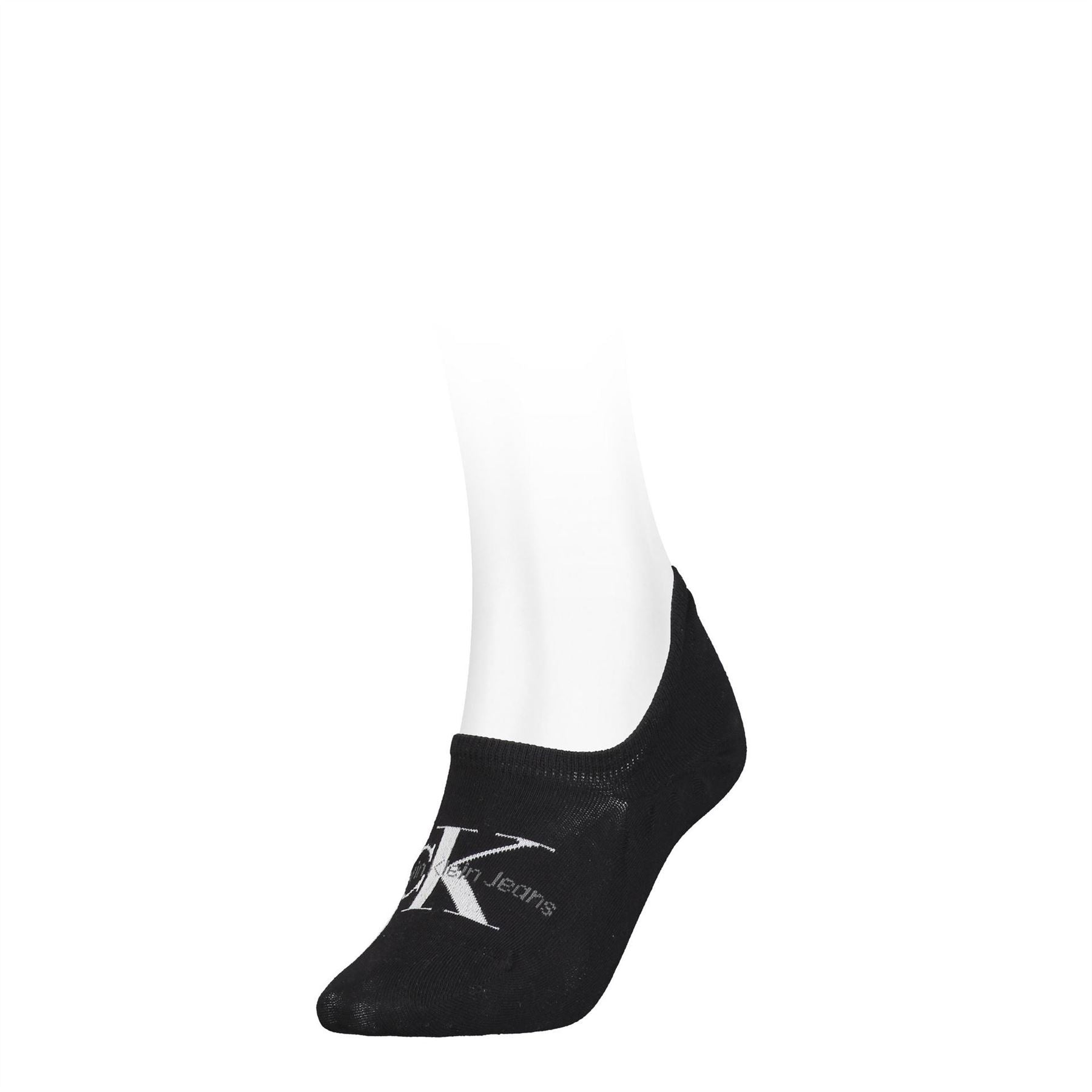 Calvin Klein Footie Lettering No Show Liner Socks