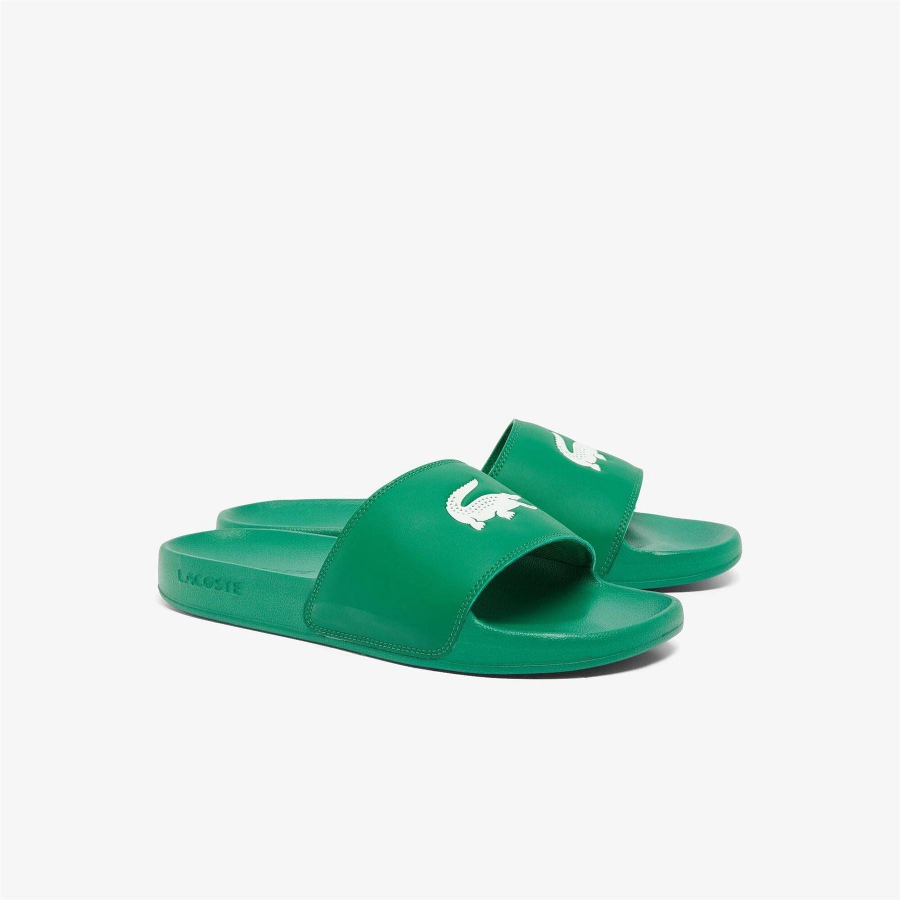 Lacoste Serve Crocodile Print Slide Mules