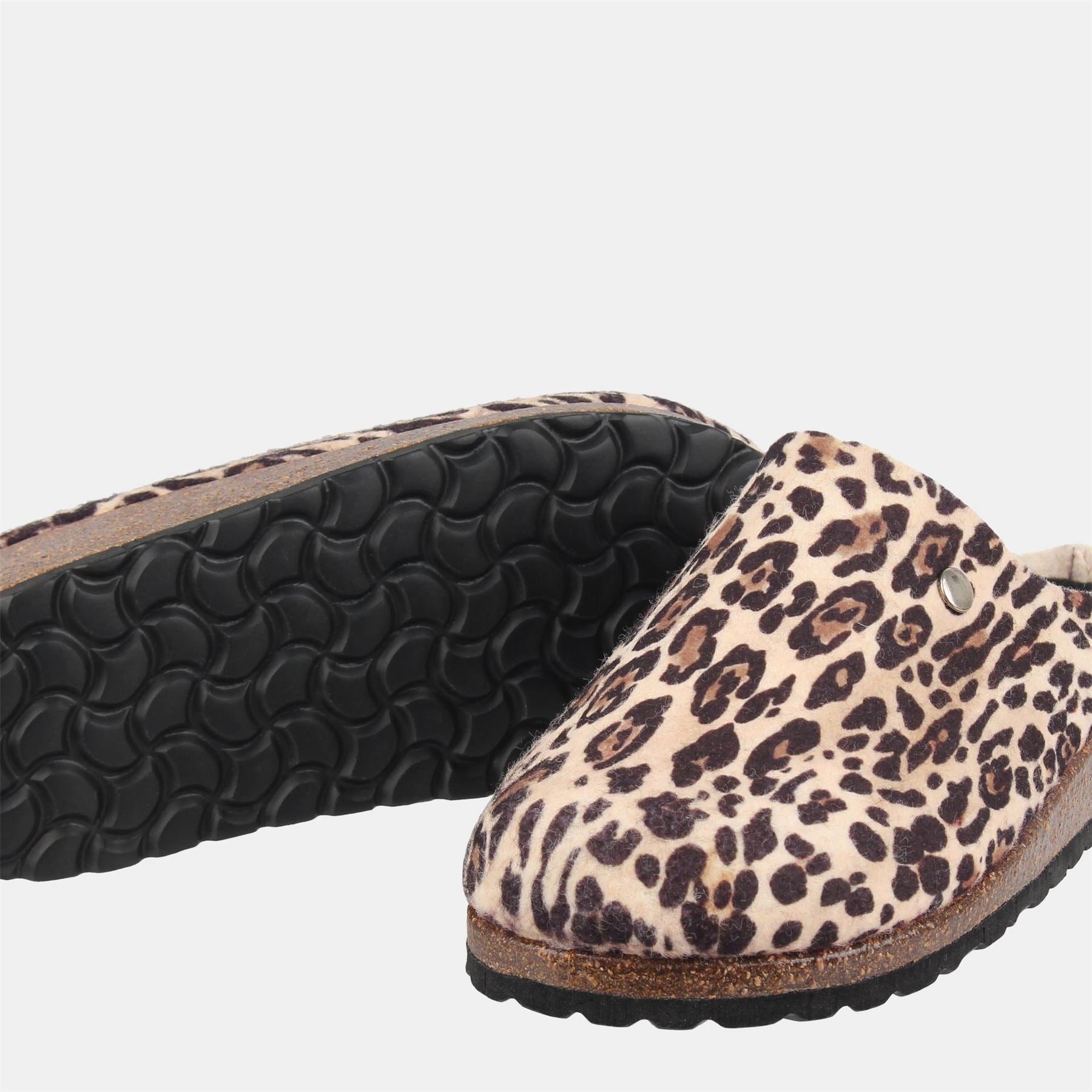 Biba Leopard Patterned Flat Heel Mules