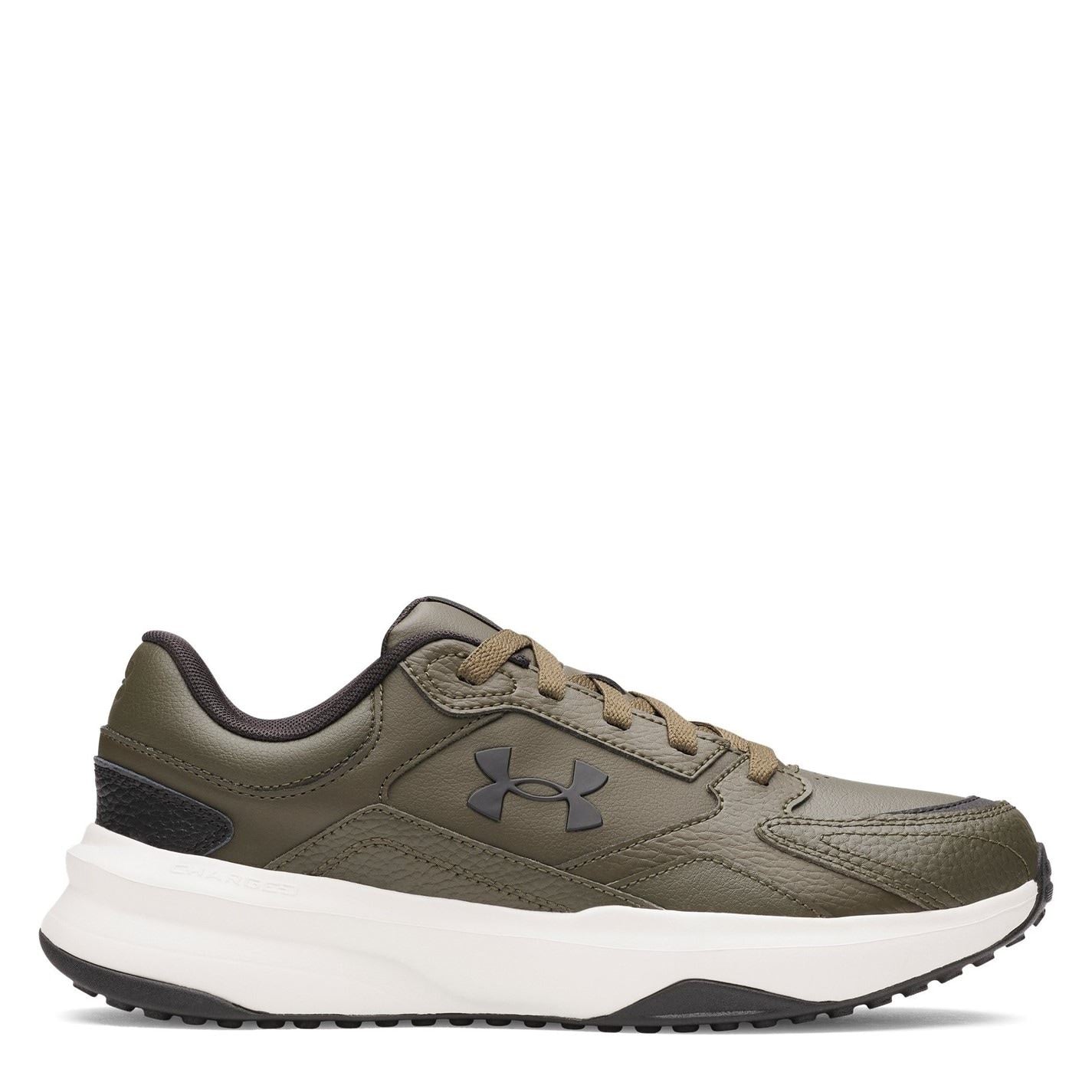Under Armour Edge Leather Lace-Up Low Top Sneakers