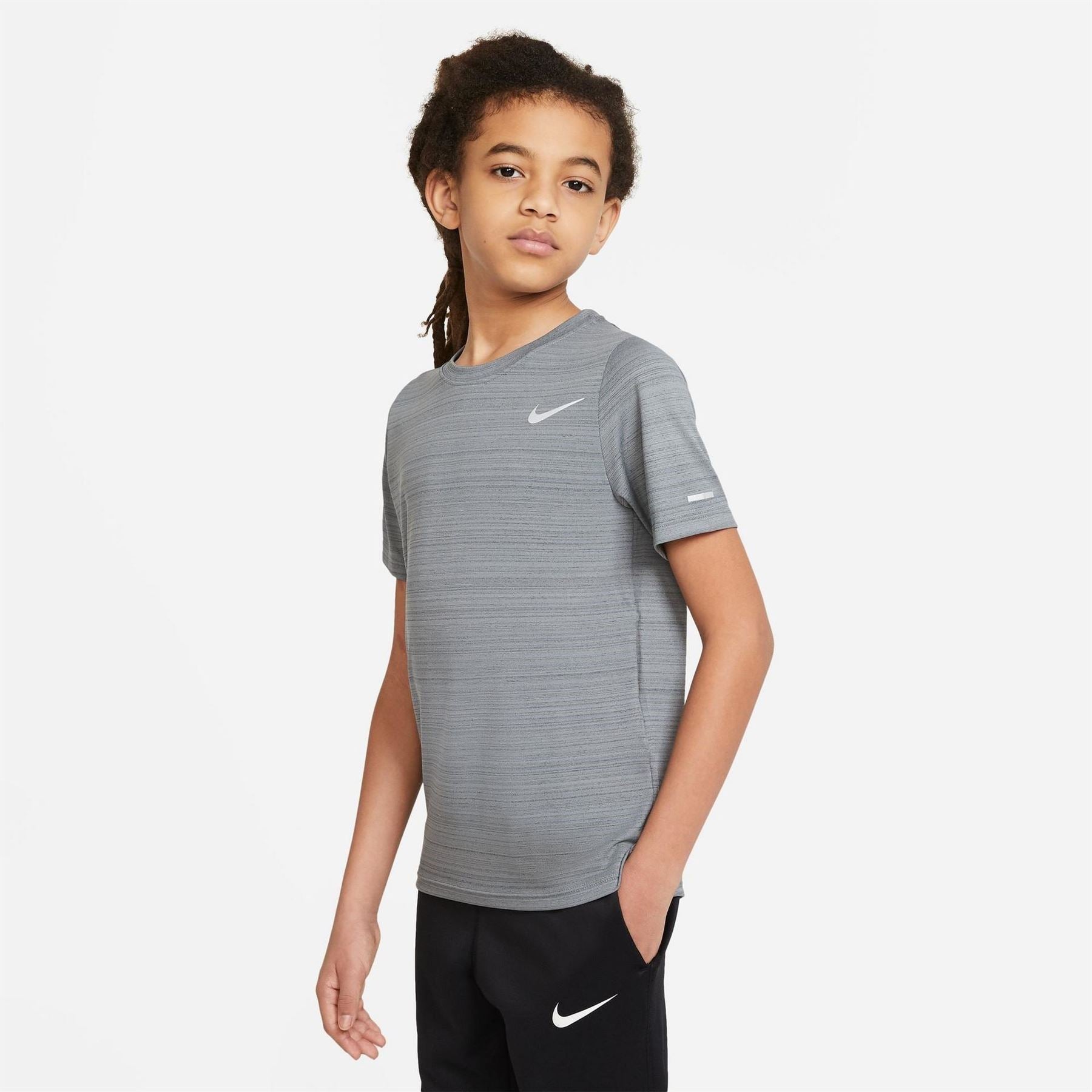 Nike Dri Fit Miler Big Kids (boys) Training Top