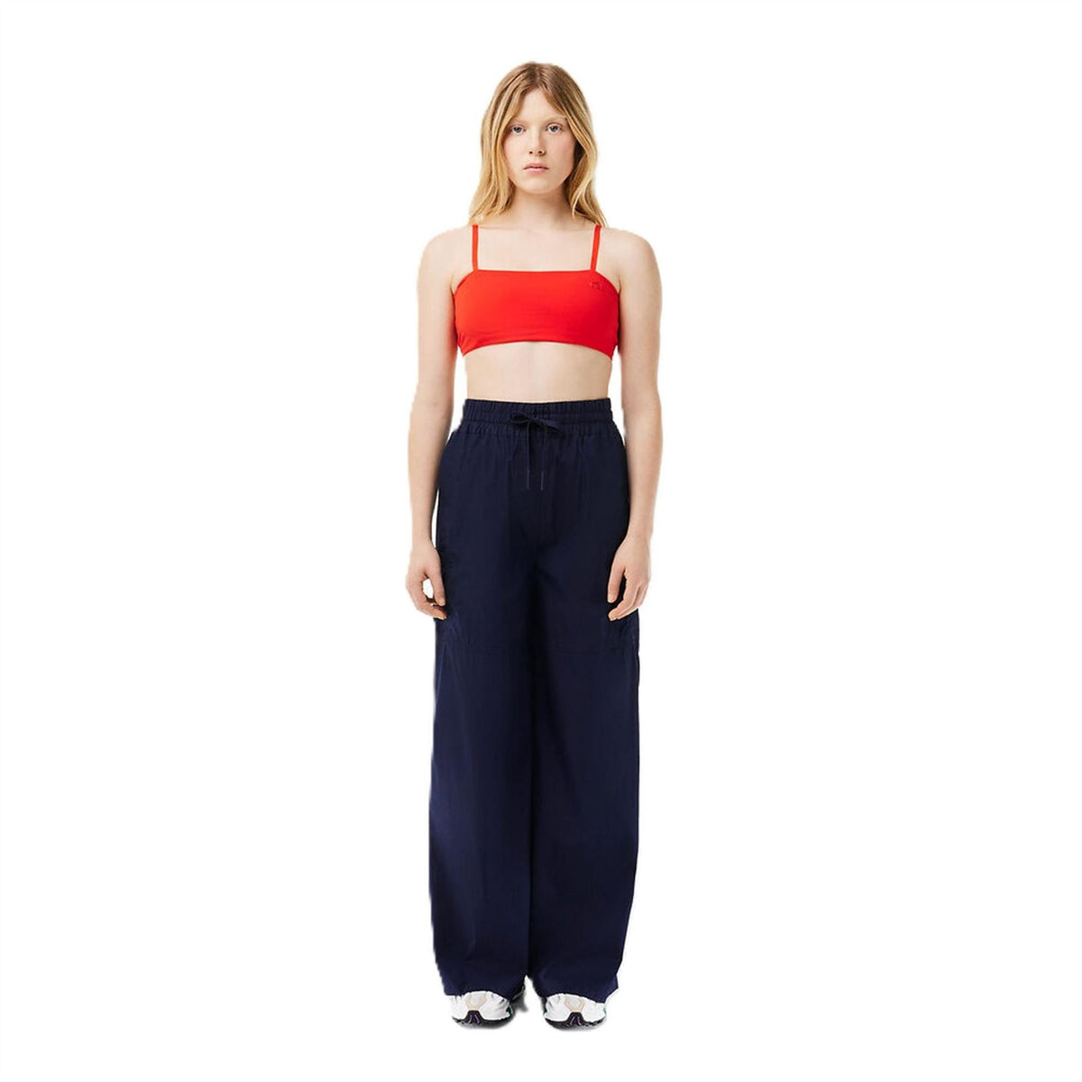 Lacoste Oversized Wide Leg Trousers