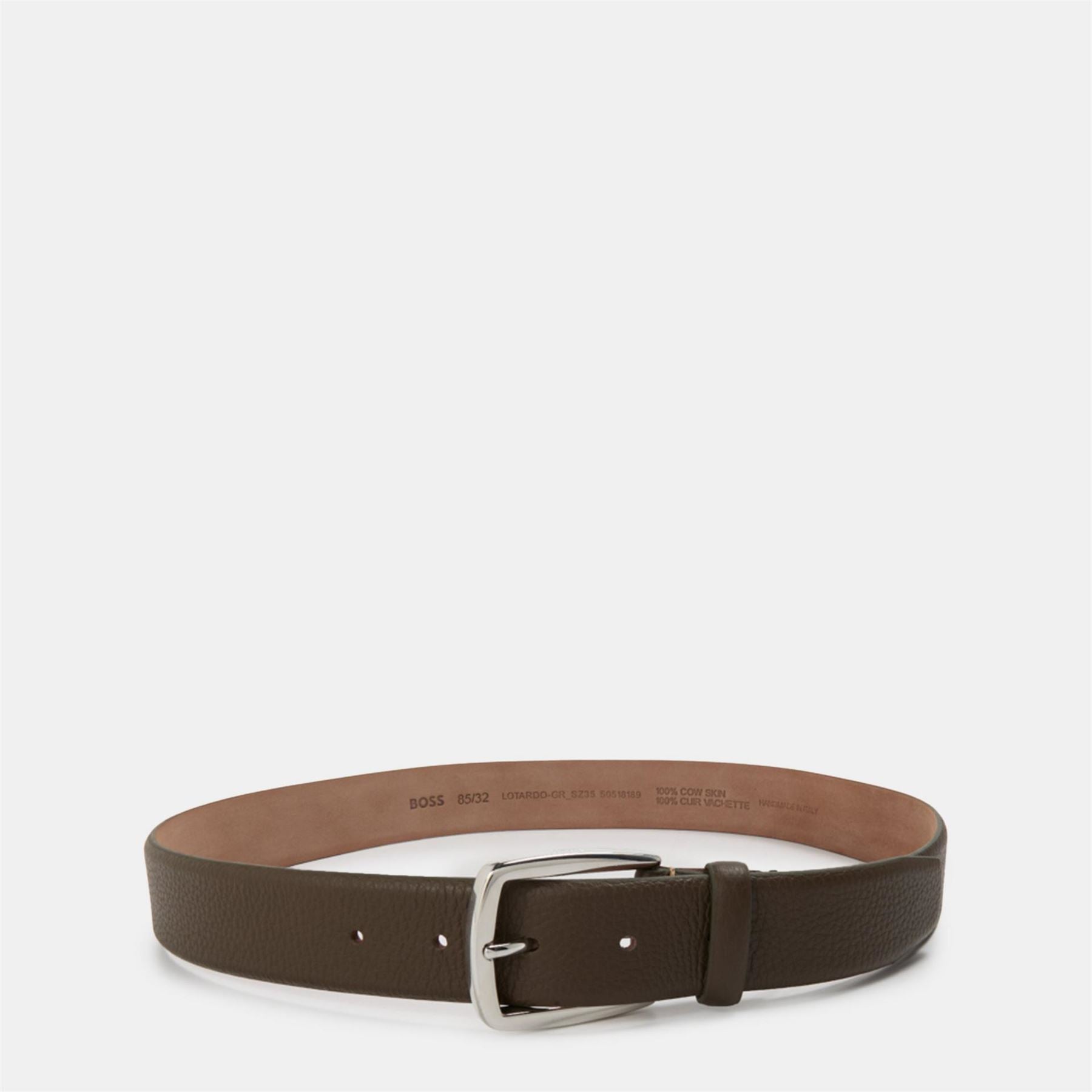 Boss Leather Pin Buckle Belt