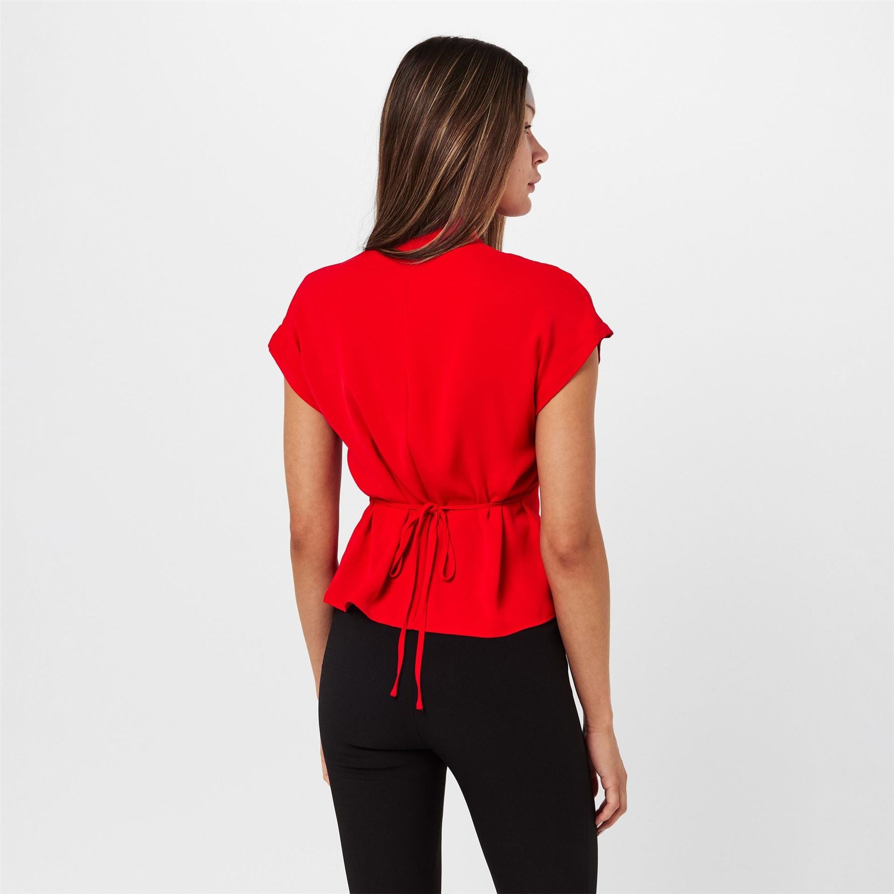 French Connection Short Sleeve Regular Fit Blouse