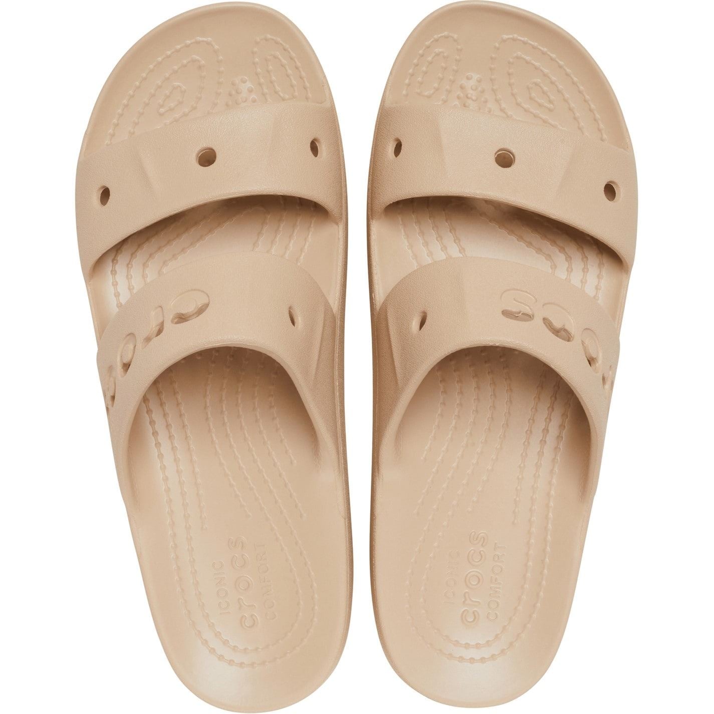 Crocs Baya Flatform Open Toe Slide Sandals