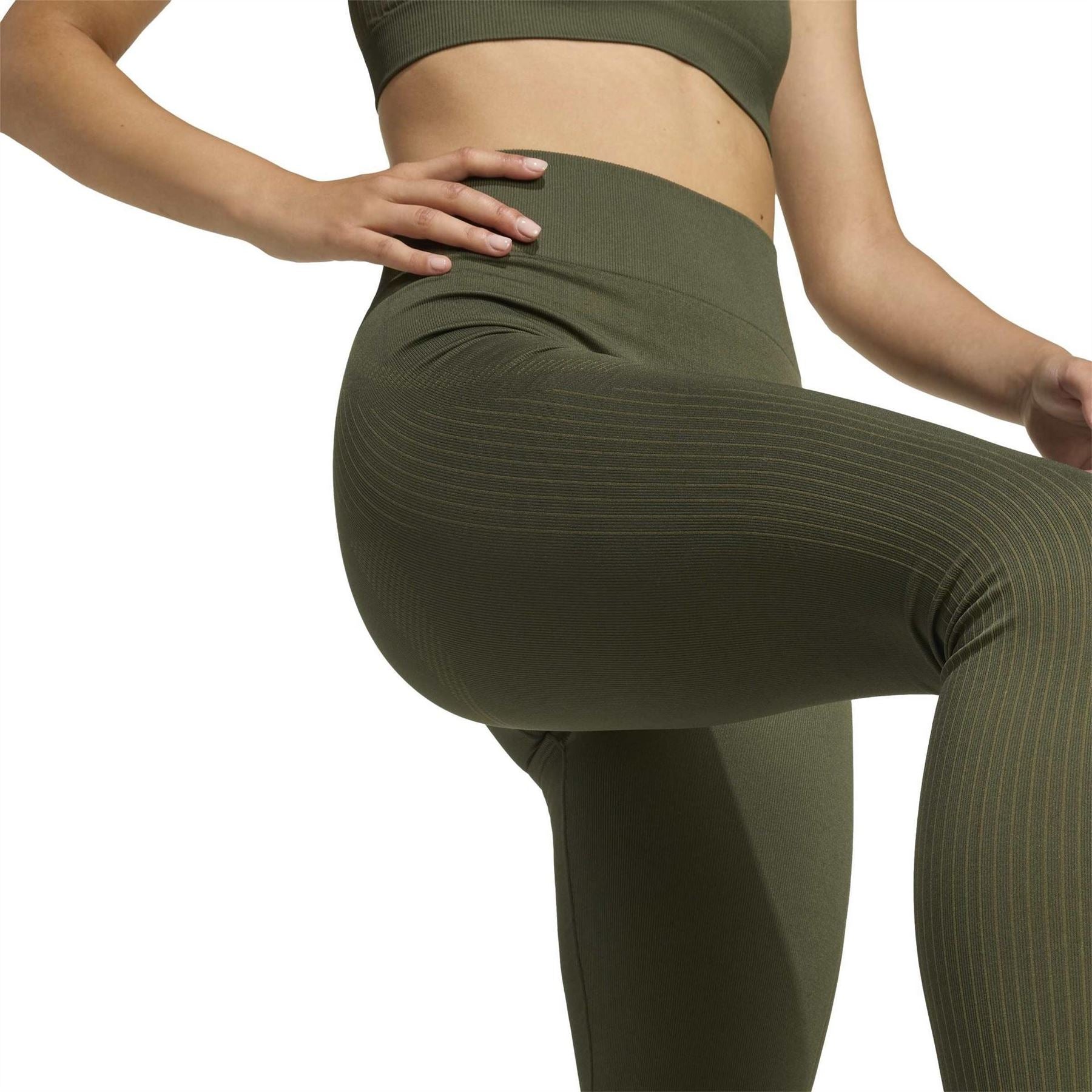 adidas Womens Workout Essentials Full Length Knit Leggings