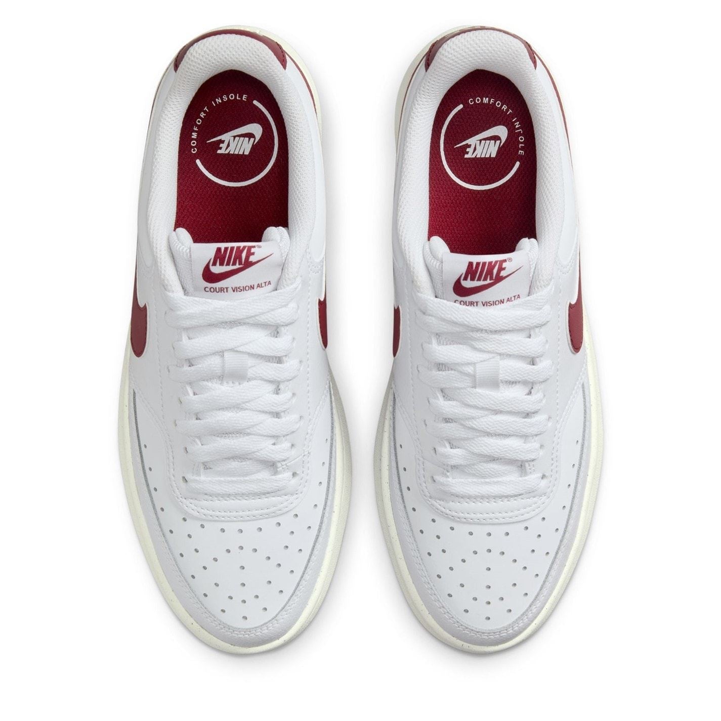 Nike Womens Court Vision Alta Shoes Low Top Trainers