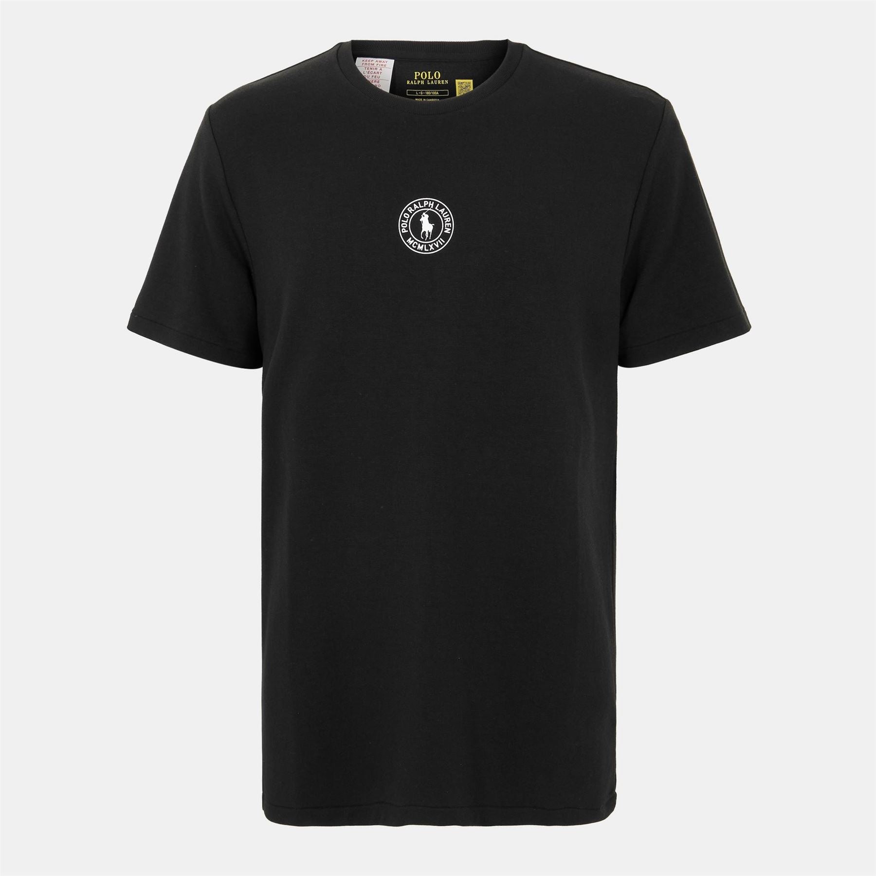 Polo Ralph Lauren Puck Logo Print Crew Neck Short Sleeve T-Shirt