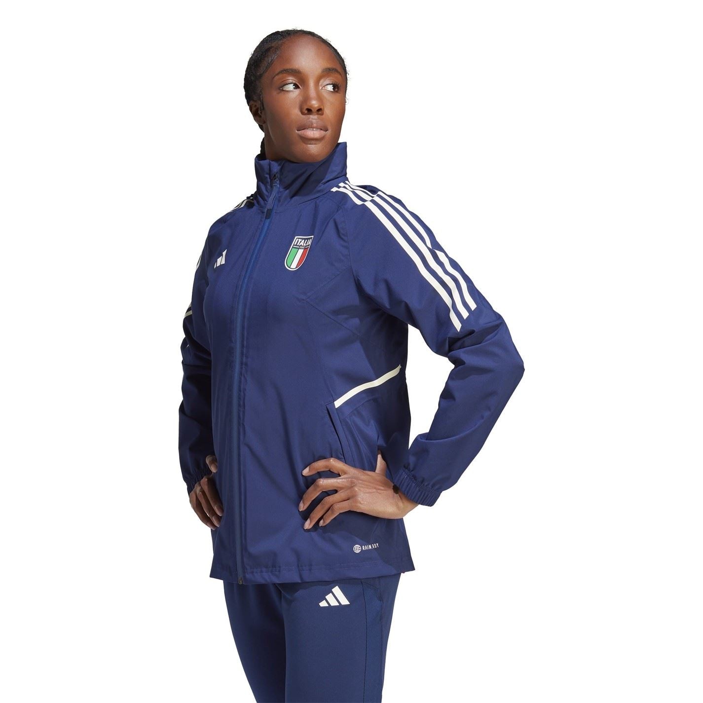 adidas Womens Italy Condivo 23 Rain Jacket