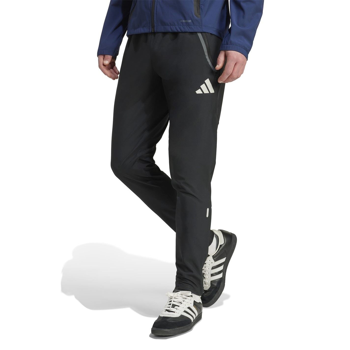 adidas Mens Arsenal Vis Tech Travel Tracksuit Bottoms