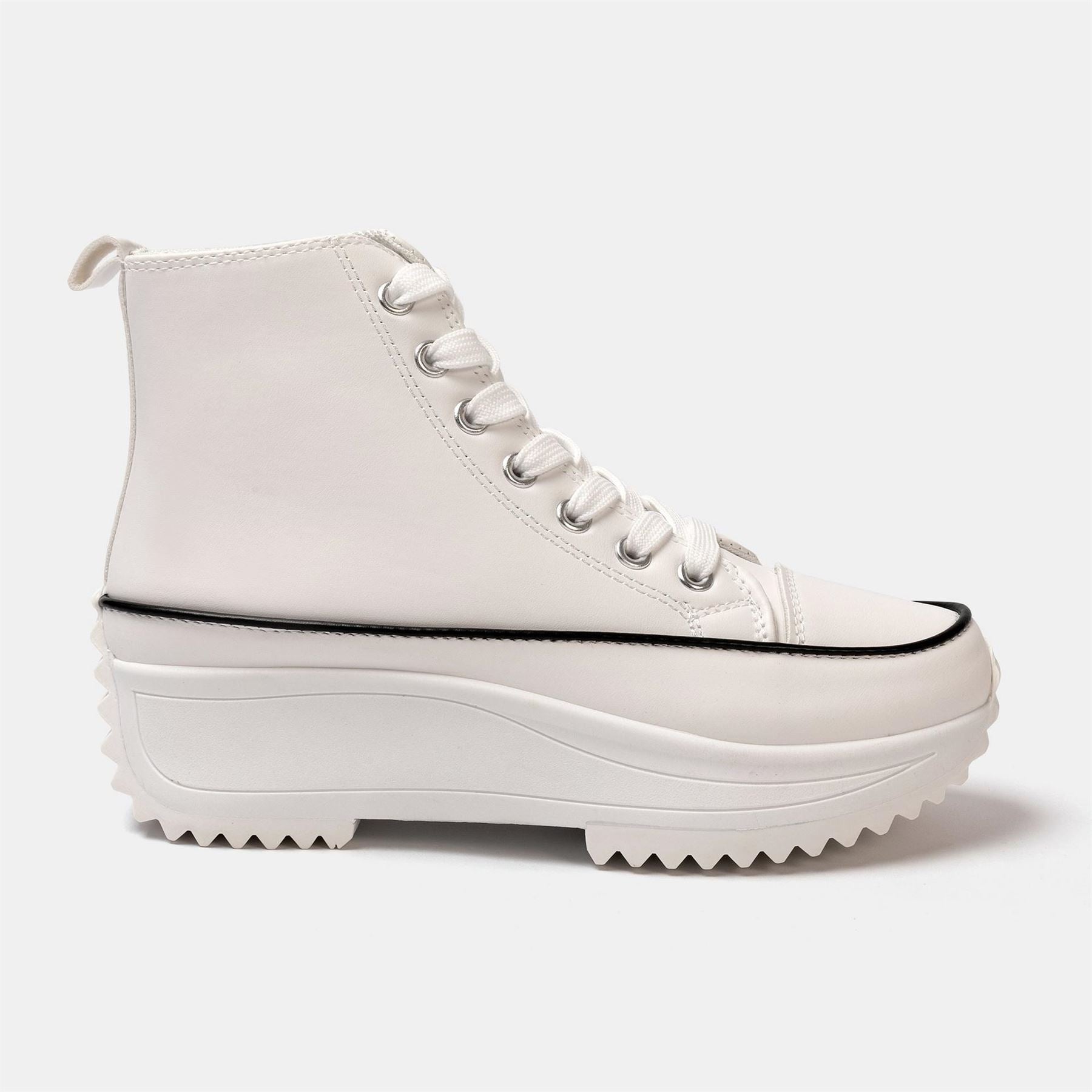 Firetrap Platform Hi Top Ladies Trainers
