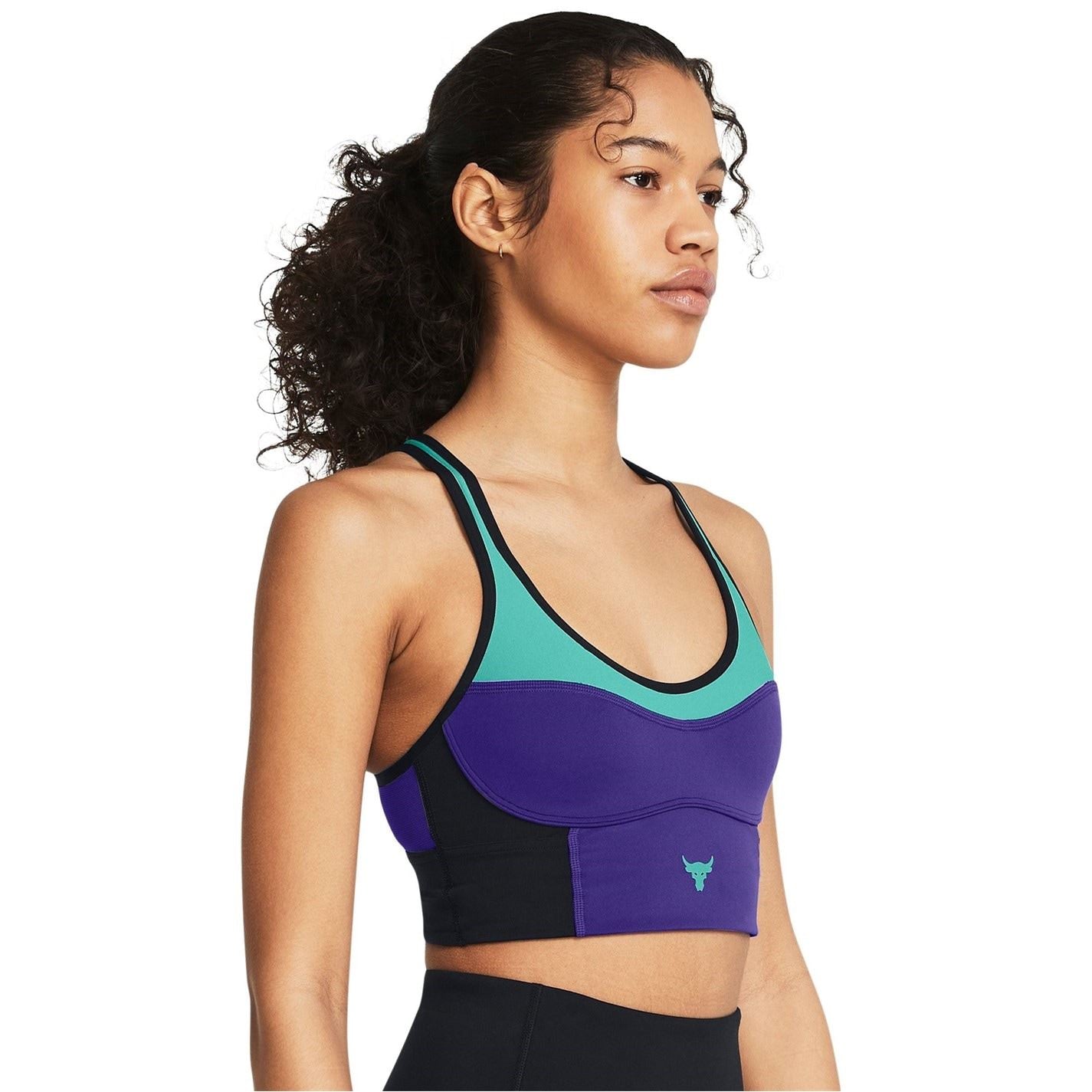 Under Armour Womens Armour Pjt Rck Lets Go Ll Infty Bra Medium Impact Sports