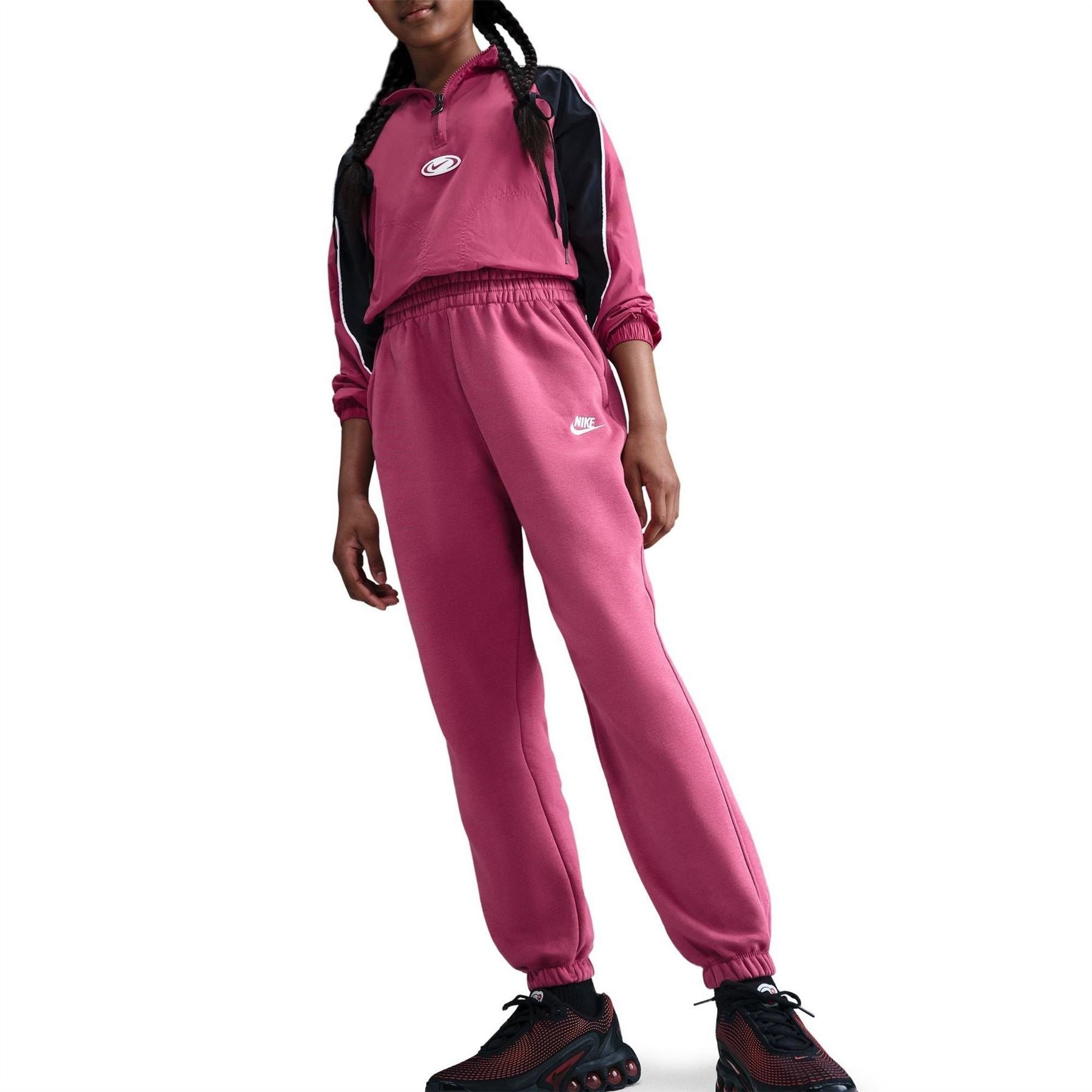 Nike Club Fleece Big Kids (girls) Loose Pants