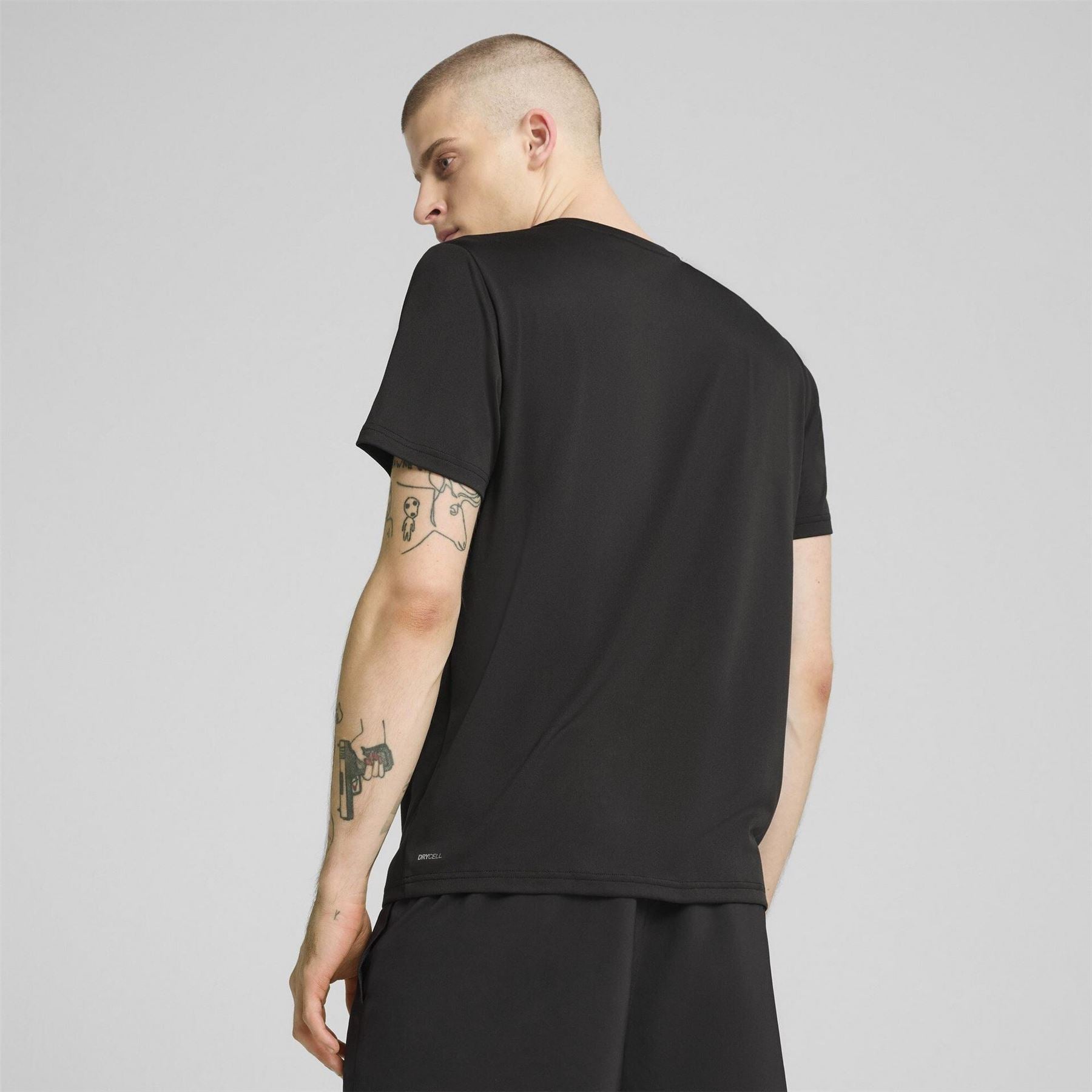 Puma Mens M Tad Essentials Solid Cat Tee (lc S T-Shirt