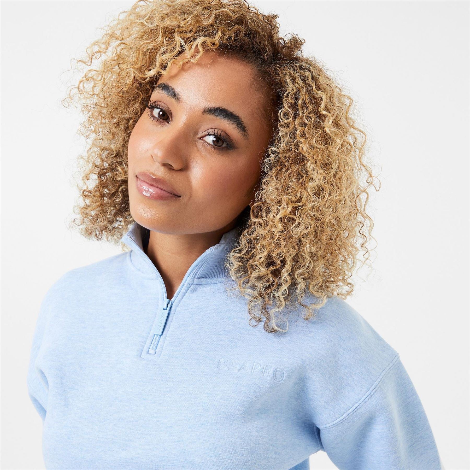 USA Pro Womens Quarter Zip Top