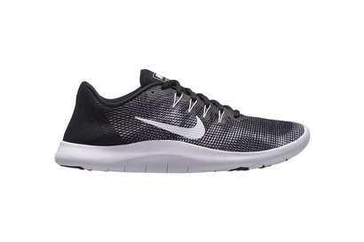 nike running flex 2018 trainers in triple black