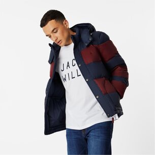 Jack Wills Moxley Colour Block Puffer Jacket