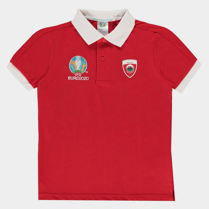 UEFA Euro 2020 Wales Polo Shirt Junior Boys