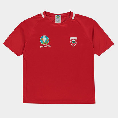 UEFA Euro 2020 Wales T Shirt Junior