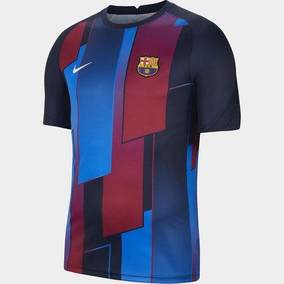 Nike Barcelona Pre Match Shirt 2021 2022 Mens