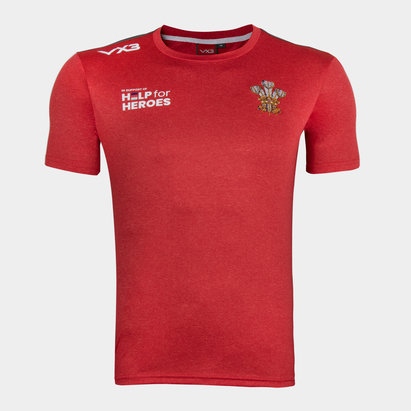 VX-3 Help 4 Heroes Wales T Shirt Mens
