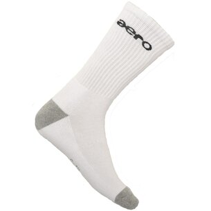 Aero Cricket Socks, size 2 5, 3 pk.