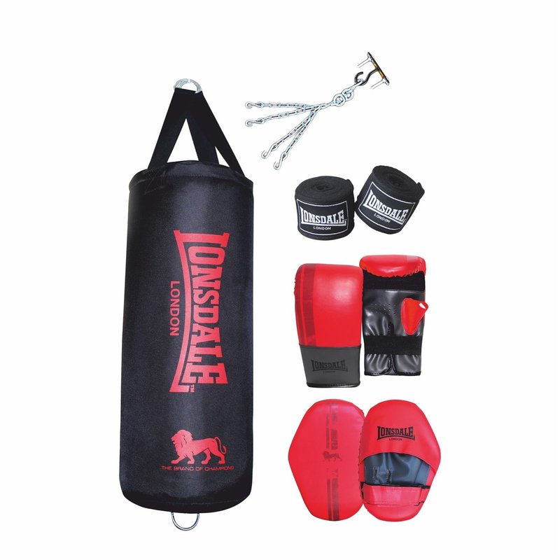 Lonsdale Contender Punchbag Boxing Boxset