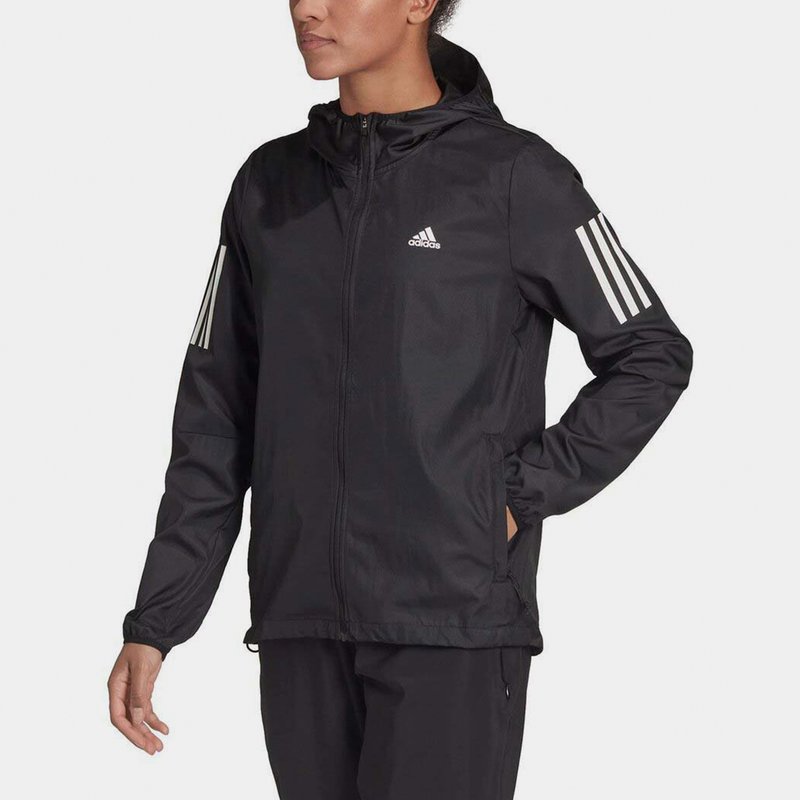 adidas Own the Run Hooded Running Windbreaker Womens
