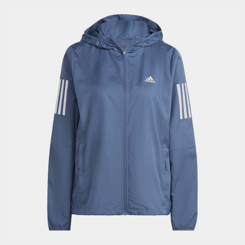 adidas Own the Run Hooded Running Windbreaker Womens