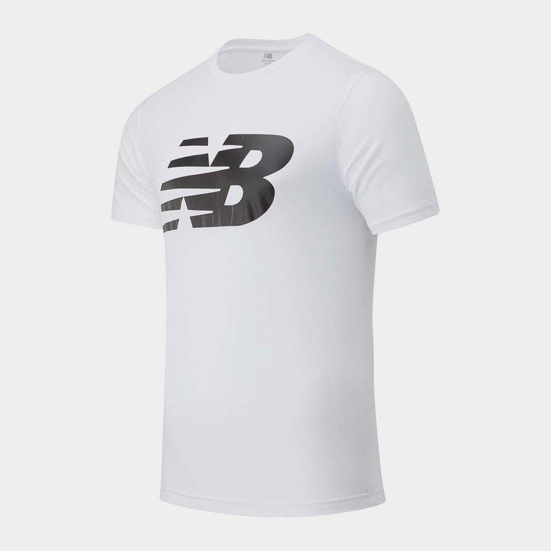 New Balance Essentials Stacked Logo T Shirt Mens