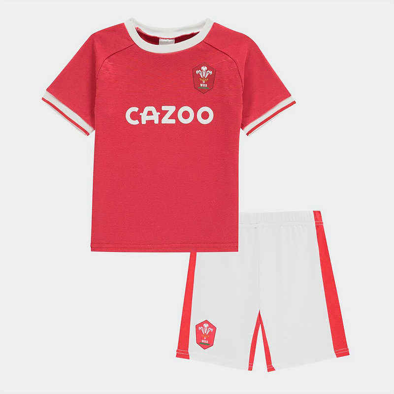 Brecrest Wales Rugby Union Shorts And T Shirt Baby