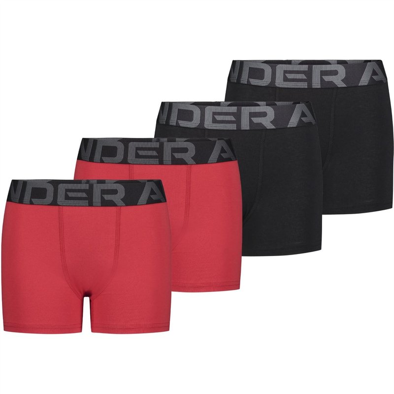 Under Armour Boxer Briefs 4 Pack Junior Boys