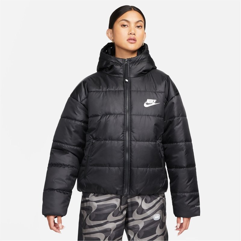 Nike Sportswear Therma FIT Repel Womens Synthetic Fill Hooded Jacket