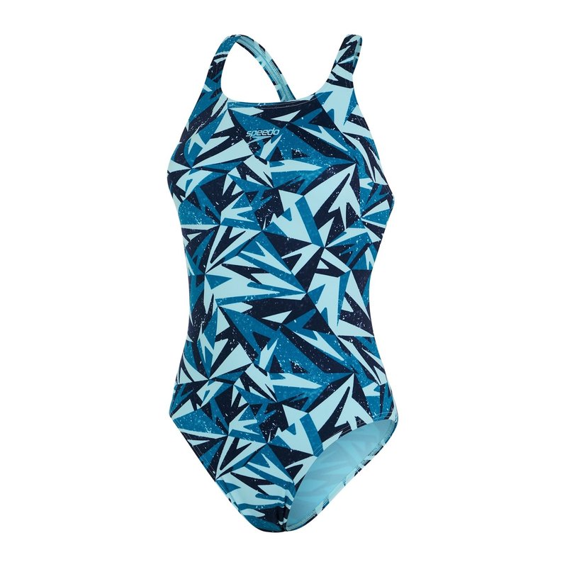 Speedo AOP Medal Swimsuit Womens