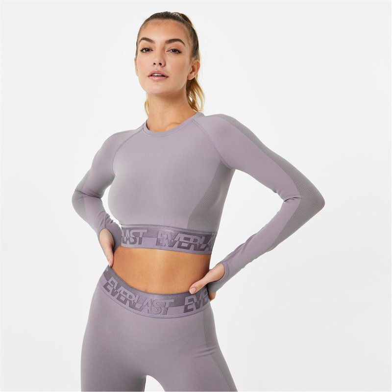 Everlast Seamless Long Sleeve Crop Top