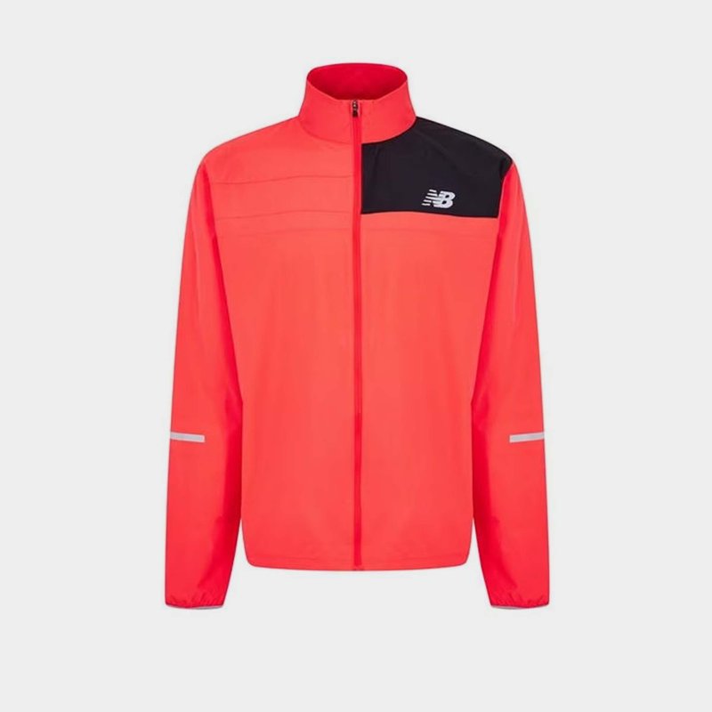New Balance Hi Viz Accelerate Mens Running Jacket