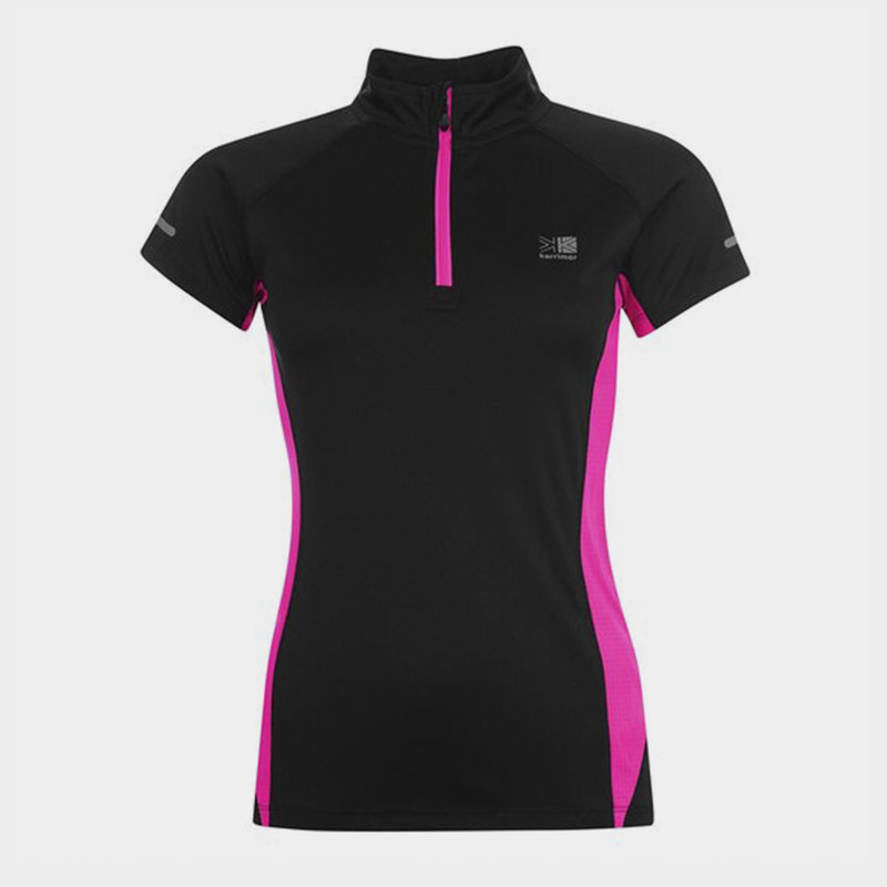 Karrimor Quarter Zip Short Sleeve T Shirt