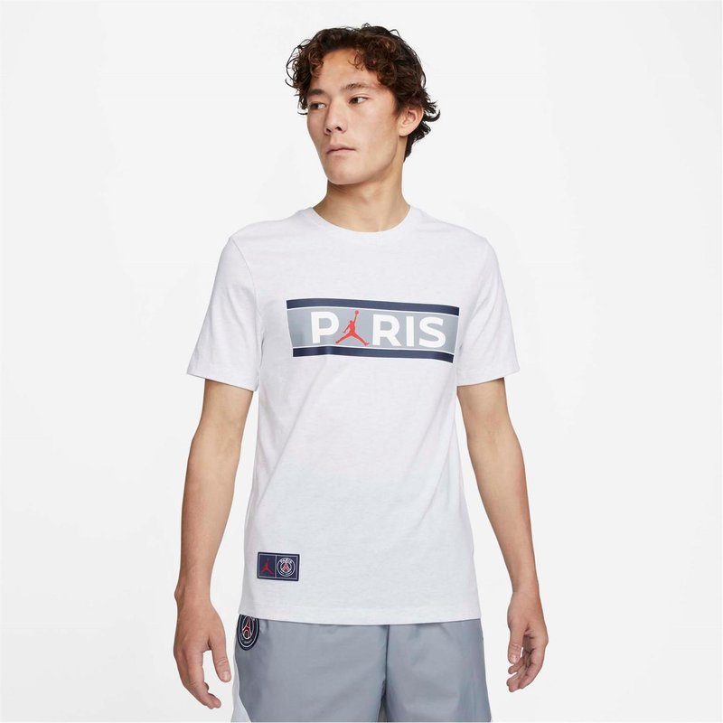 Nike Paris Saint Germain x Jordan Word T Shirt Mens
