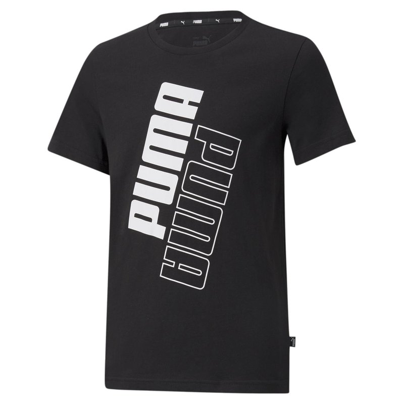 Puma Power Logo T Shirt Juniors