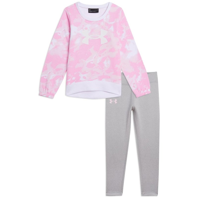 Under Armour Armour Fleece Crew Tracksuit Baby Girls