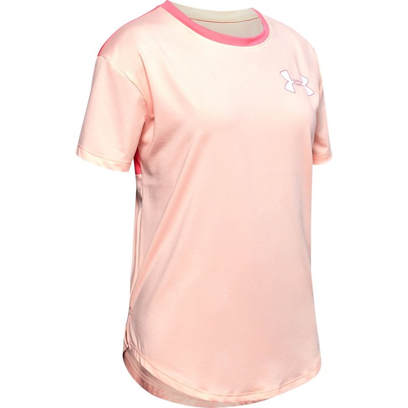 Under Armour Armour HeatGear Short Sleeve T Shirt Junior Girls