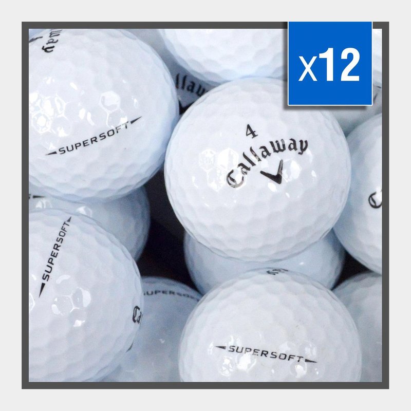Callaway Supersoft Lake Balls 12 Grade A Recycled Golf Balls