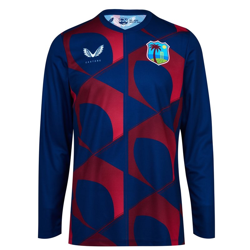 Castore West Indies LS Training Shirt Mens