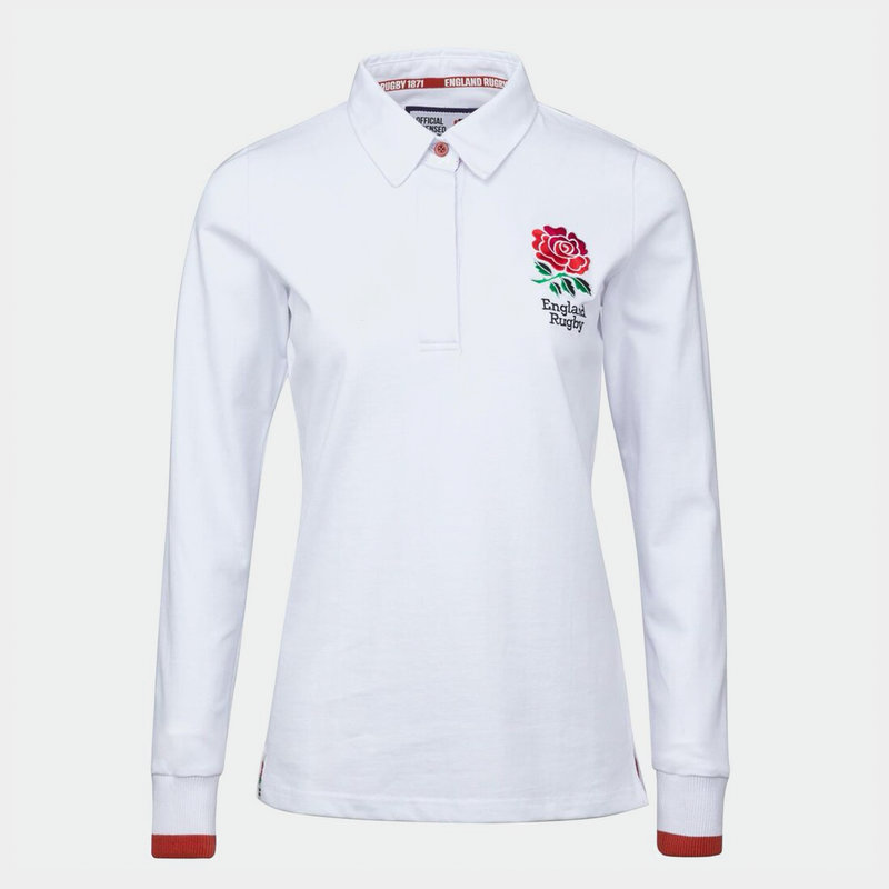 RFU England Longsleeve Rugby Jersey Ladies