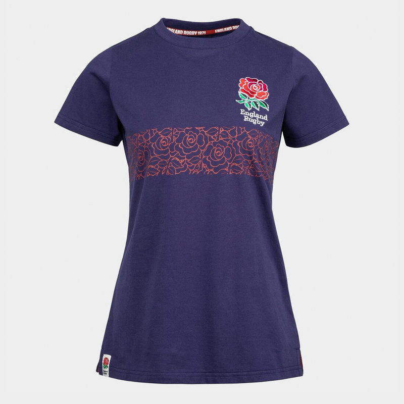 RFU England Graphic T Shirt Ladies
