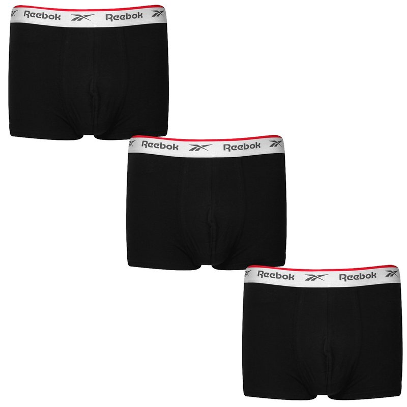 Reebok 3 Pack Boxer Short Mens