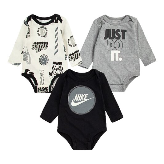 Nike 3 Pack Bodysuit Set Baby Boys
