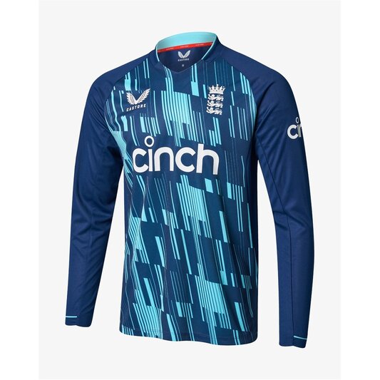 Castore England Cricket ODI Shirt Long Sleeve Mens
